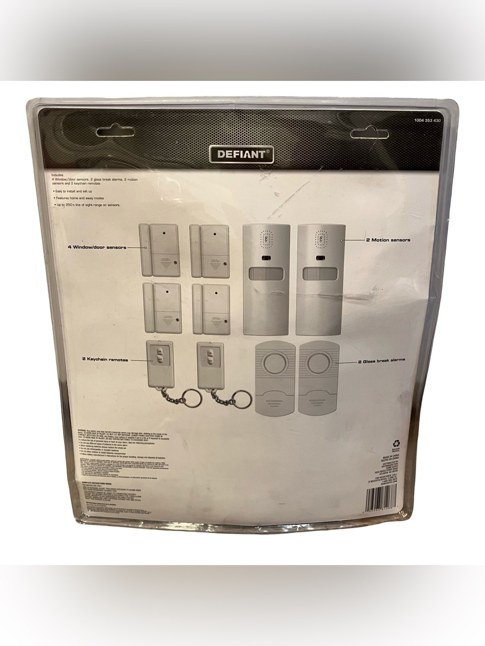 Wireless Home Protection System Kit - White Complete Set - Picture 2 of 10